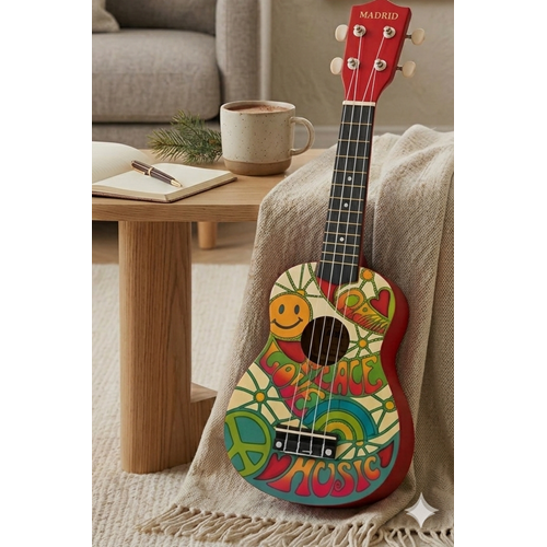 Madrid Ukulele Decal MU-21-10Peace