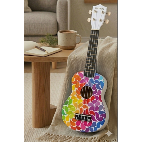 Madrid Ukulele Decal MU-21-11Flower