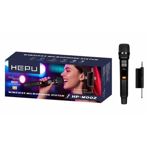 Hepu Kablosuz Mikrofon Sistemi HPM002