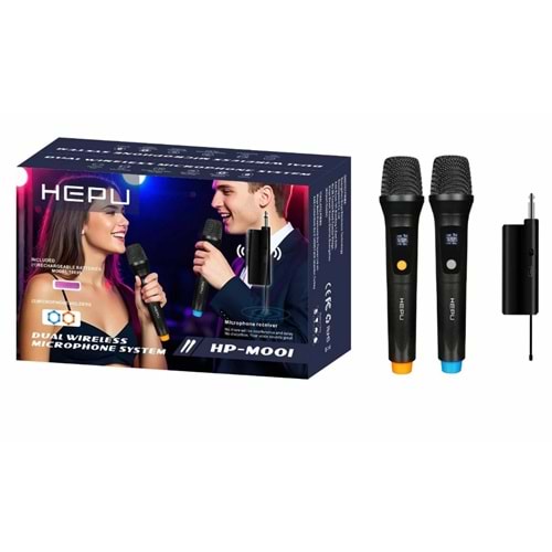 Hepu Kablosuz Mikrofon Sistemi HPM001