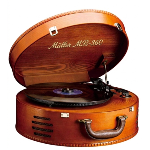 Müller MR-360BT Dahili Hoparlörlü Ahşap Pikap Plak Çalar