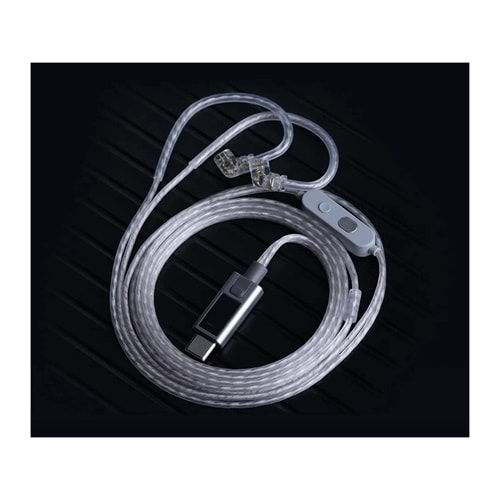 CCA KZ JT2 Type-c Kulaklık Kablosu C-Pin Kablo (Mikrofonsuz)