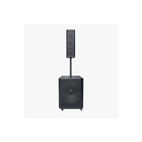 HEPU HP-992 Profesyonel Taşınabilir Ses Sistemi – 15” Subwoofer, 550W Güç, Kablosuz Mikrofonlu
