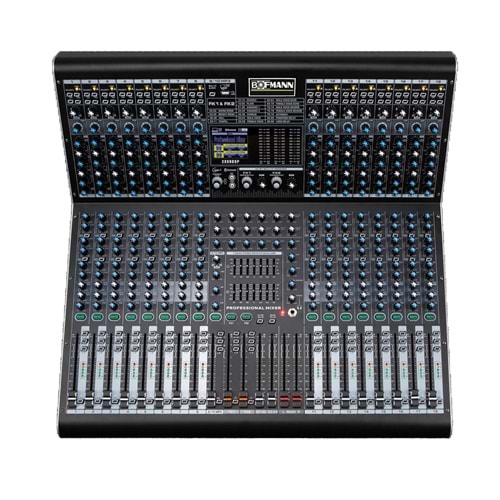 BOFMANN 4-Grup Çıkışlı 16 Kanal Profesyonel Deck Mikser
