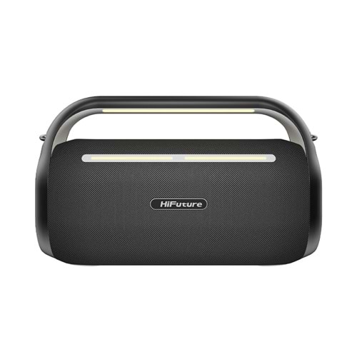 HiFuture MusicBox 100 Kablosuz Karaoke Hoparlör 70W Çift Mikrofon Bluetooth 5.0 Siyah