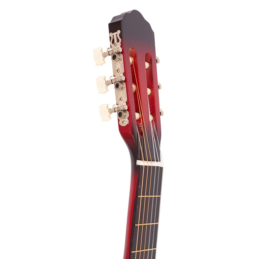 Madrid Mcg-125 Rds-Kırmızı Siyah 39 Klasik Gitar Tam Boy