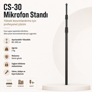 Tower CS-30 Sahne ve Set Tipi Boom Standı