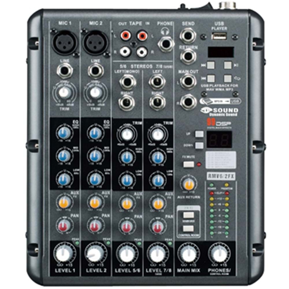 D-Sound Rmv6/2Fx Dec Mixer
