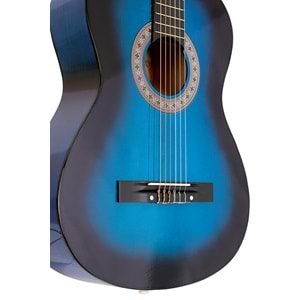 Madrid Mcg-125 Bls-Mavi Siyah 39 Klasik Gitar Tam Boy