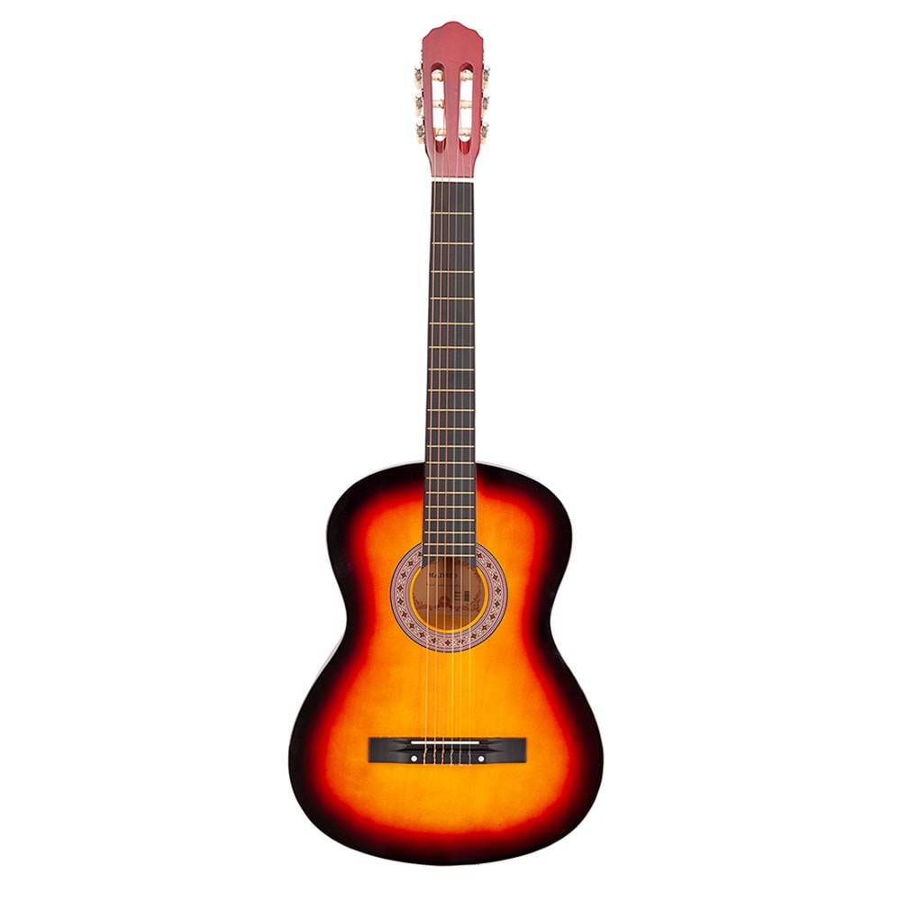 Madrid Mcg-125 Sb Sunburst-Günbatımı 39 Klasik Gitar Tam Boy