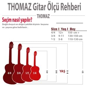 Thomaz Tcg 390 Awrds 39'' Tam Boy Akustik Gitar