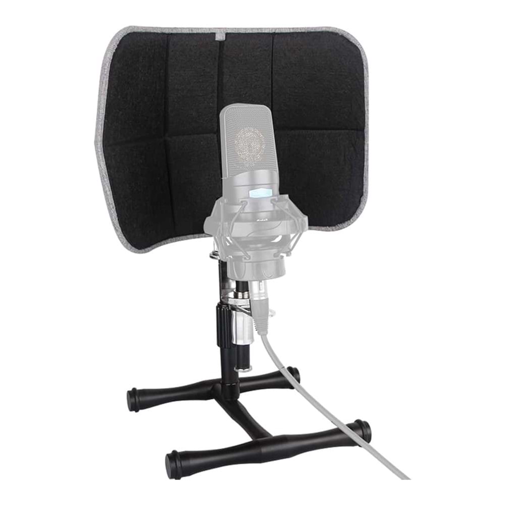 Alctron Pf-52 Masaüstü Studio Soundshield Compact Akustik Mikrofon Paneli