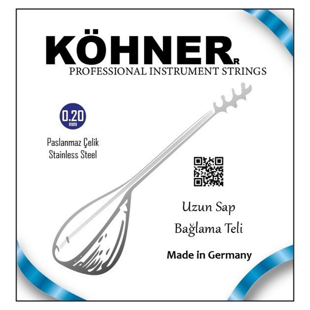 Pyramid Saz Teli 020 Uzun Sap Bağlama Teli