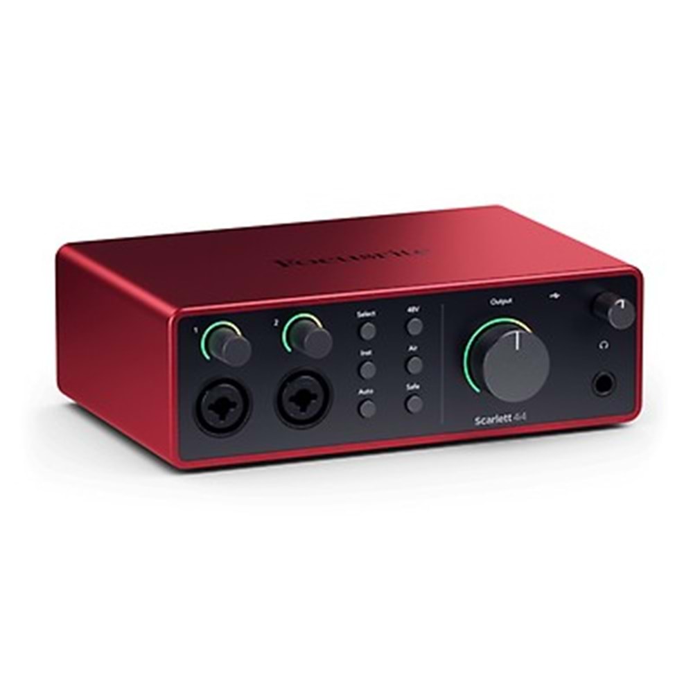 Focusrite Scarlett 2i2 Gen 4 Ses Kartı (MOSC0033)