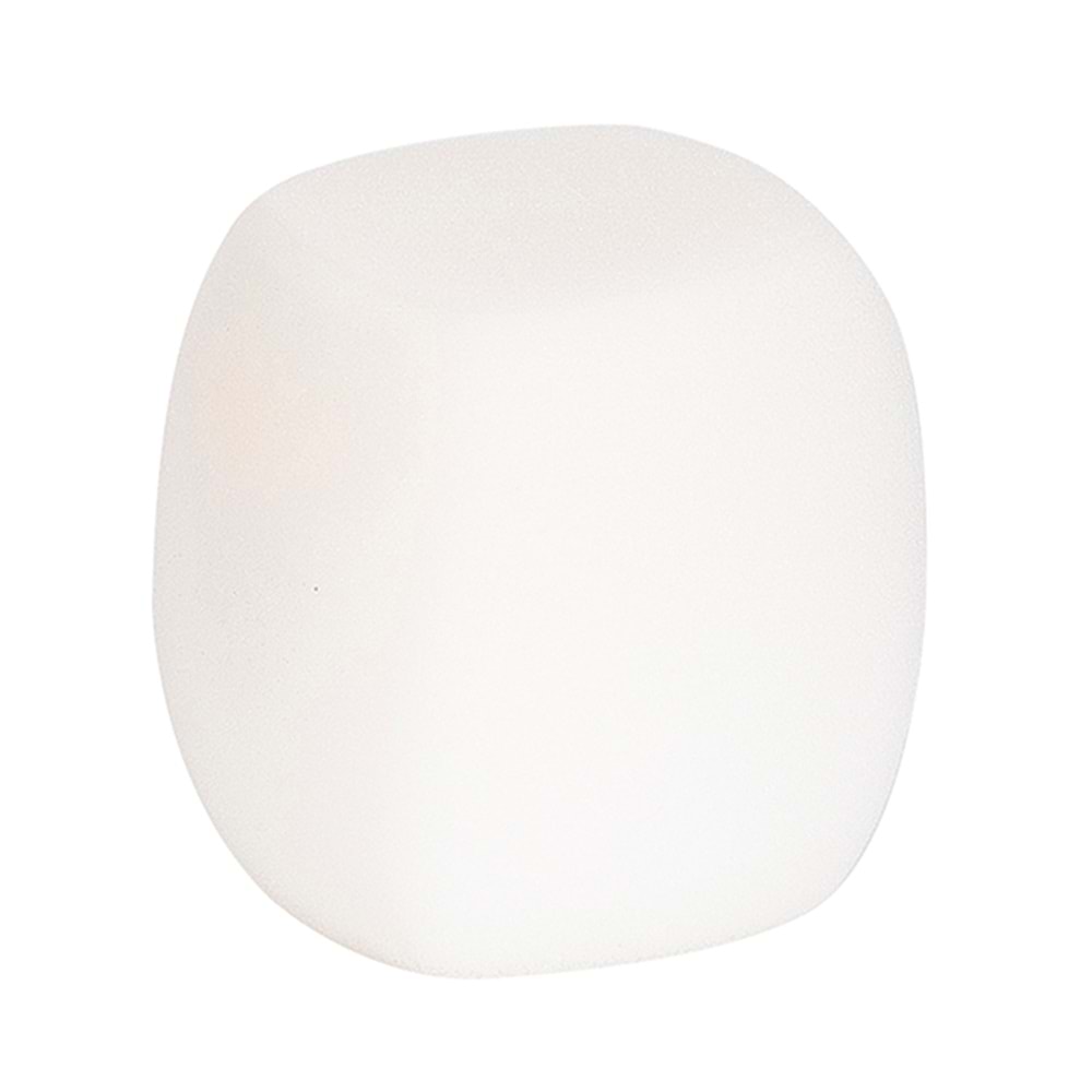 Tv Mikrofon Süngeri Beyaz Logo Yazılabilir