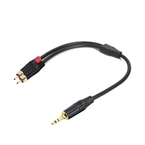 Kretz Dj Cables 2Rca-3 5Mm 3 Metre Orj