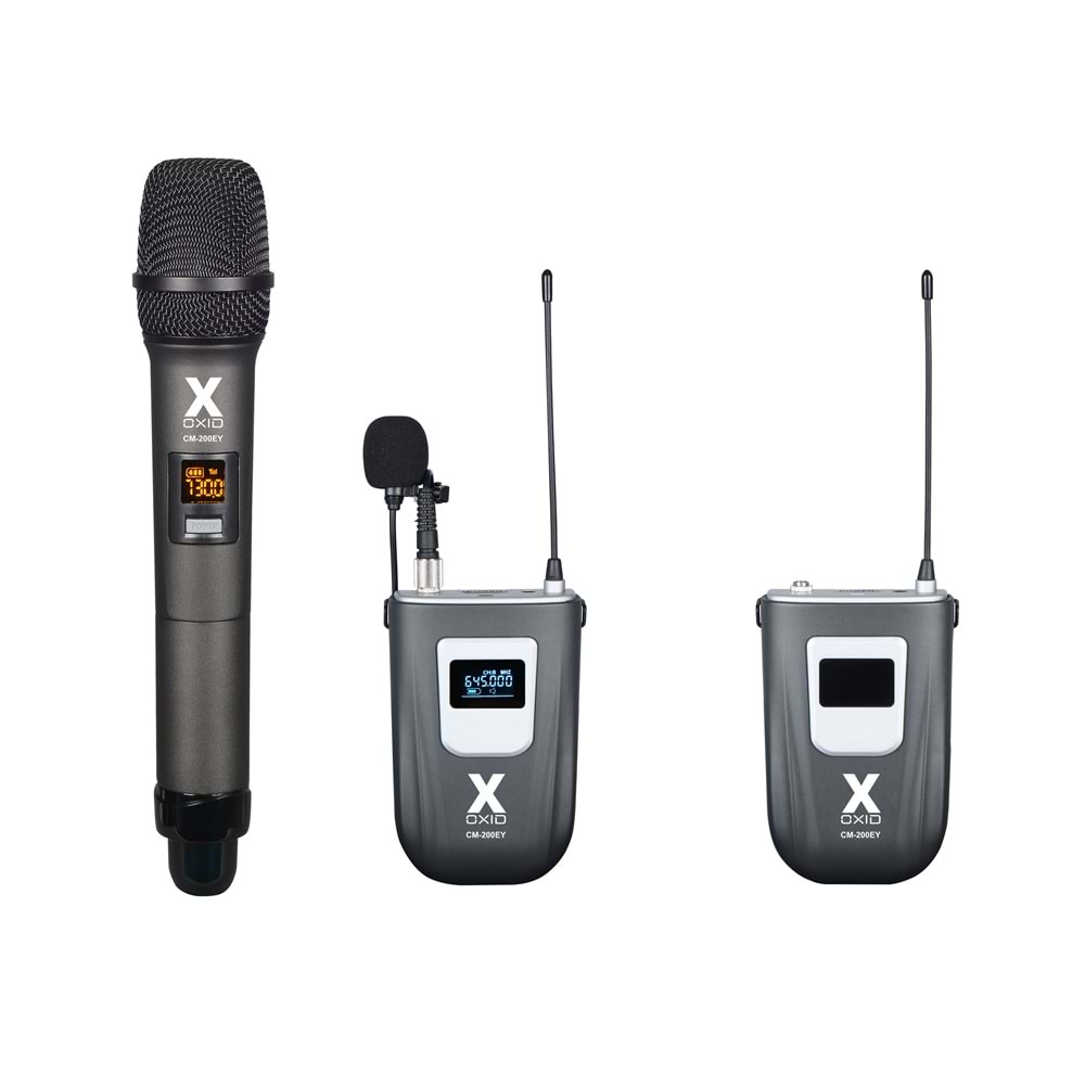 Cm-200Ey Kablosuz Yaka Ve El Kamera Mikrofonu