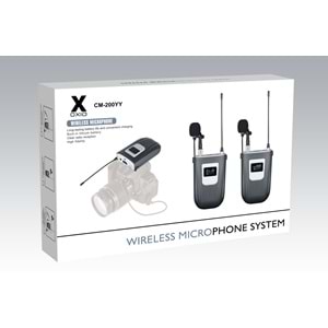 Oxid Cm-200Yy Kablosuz 2 Yaka Kamera Mikrofonu