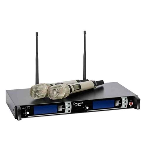 Doopler Dm-802H Telsiz Mikofon Çift El