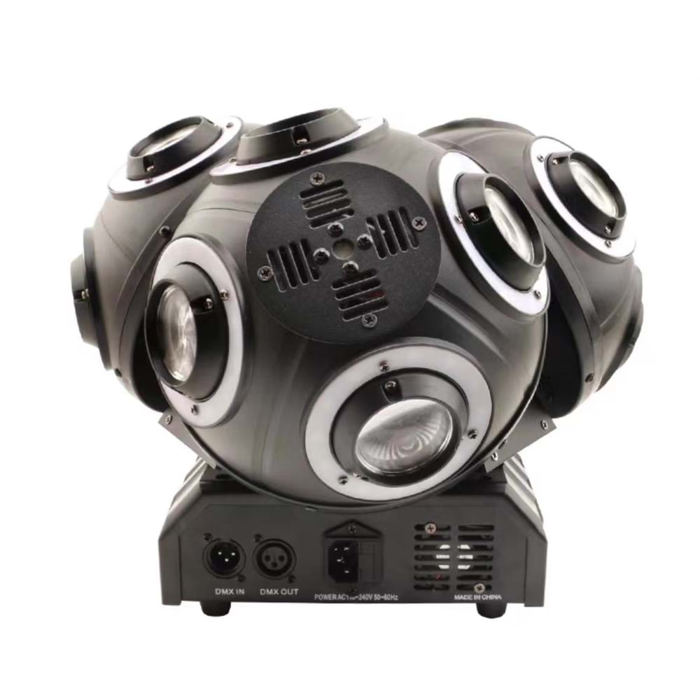 Queen DL-30F 3 Planet Balls Moving Head With Rgb Laser