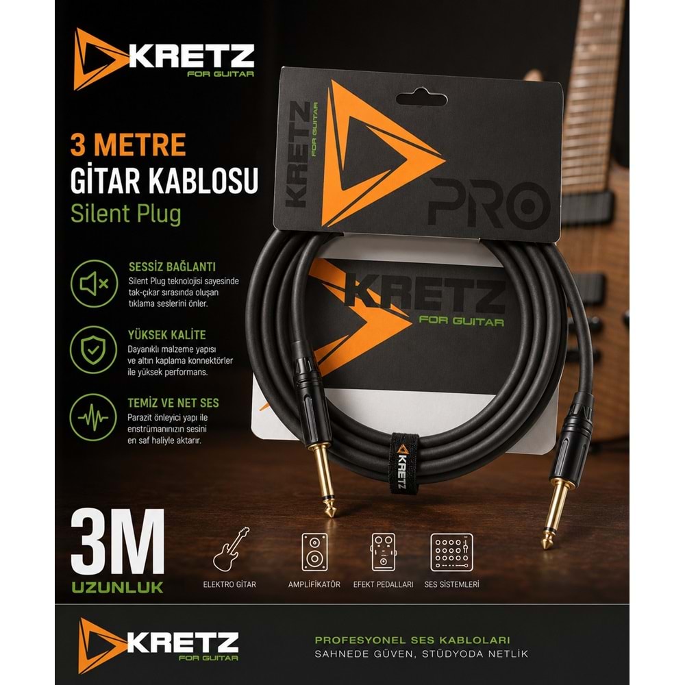 Kretz Line Kablo Ts-Ts - 3 Metre Orj