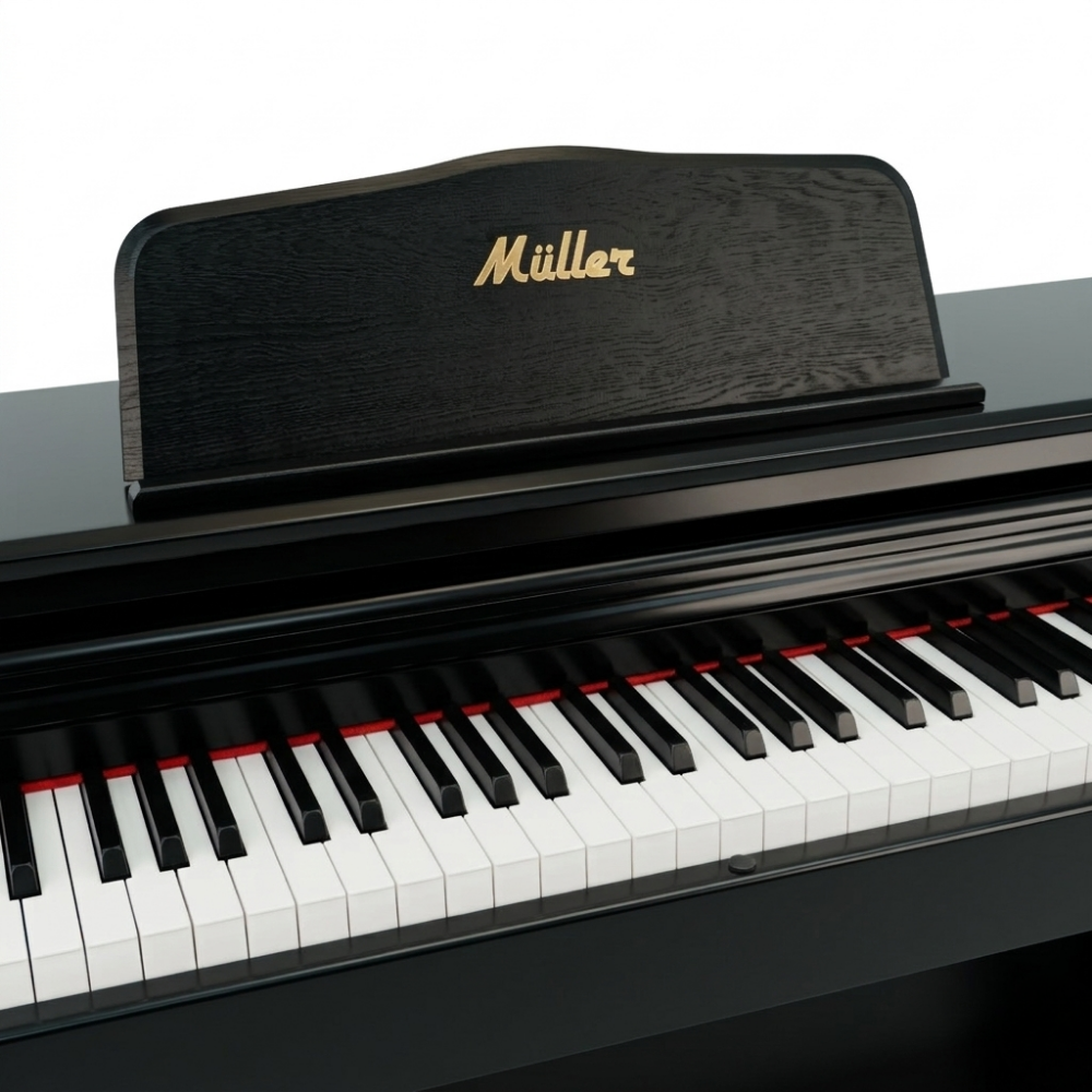 Müller Mdp-8808 Black Dijital Duvar Tipi Piyano