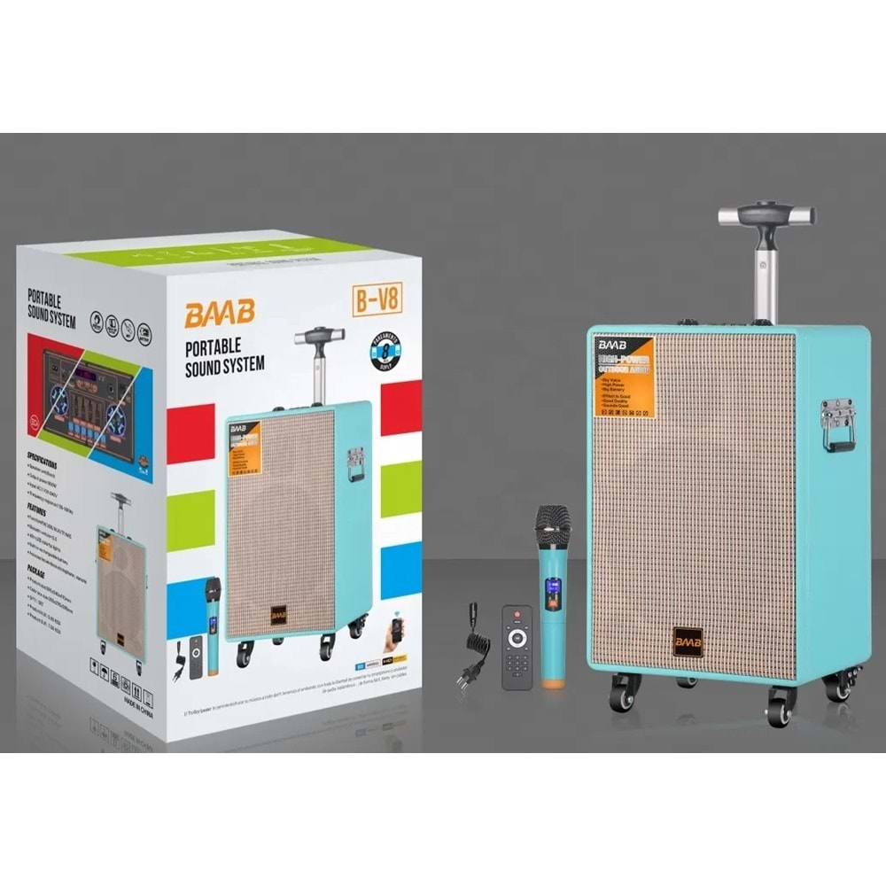 Ds-V8 Taşınabilir Şarjlı Hoparlör