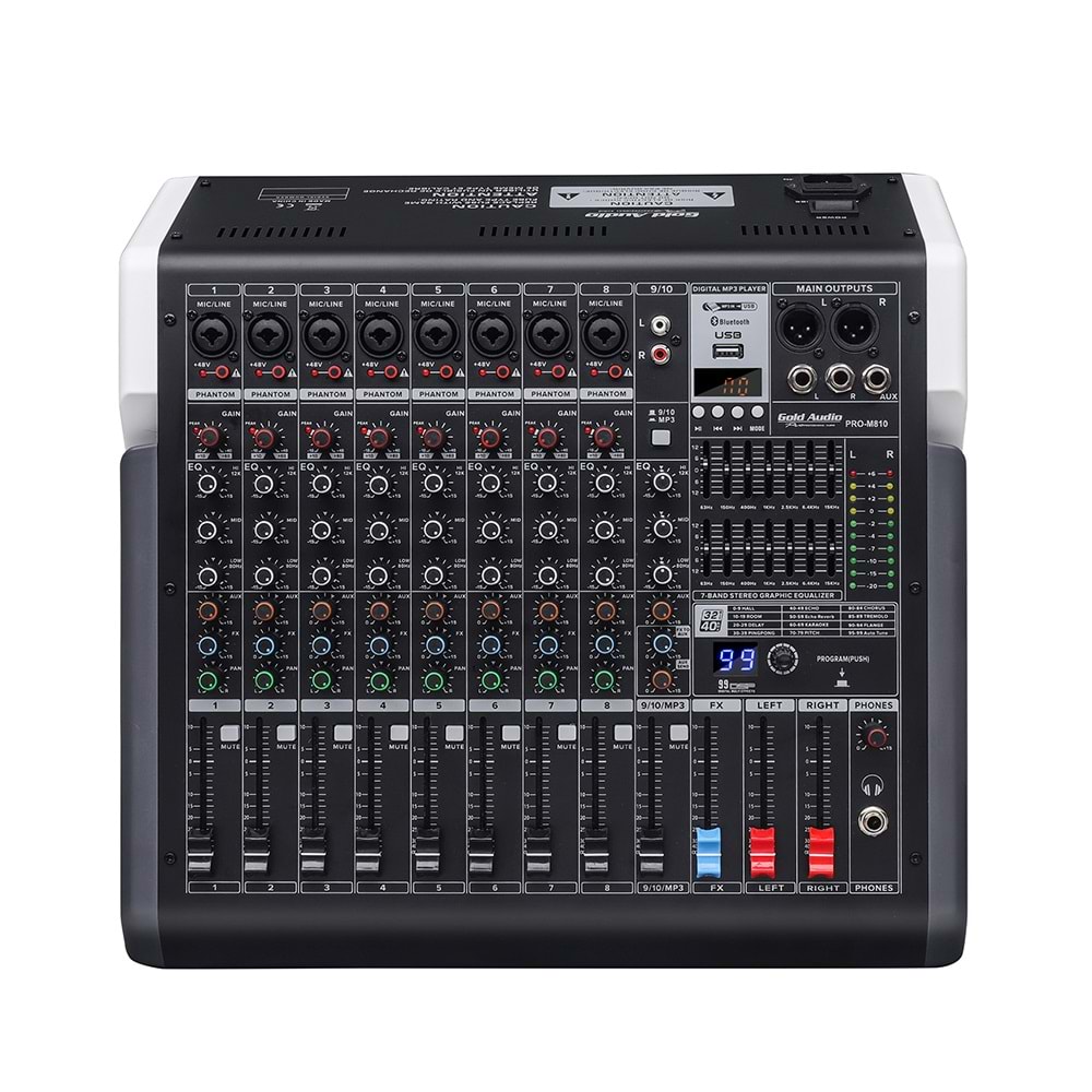 Gold Audio Pro-M810 Deck Mixer