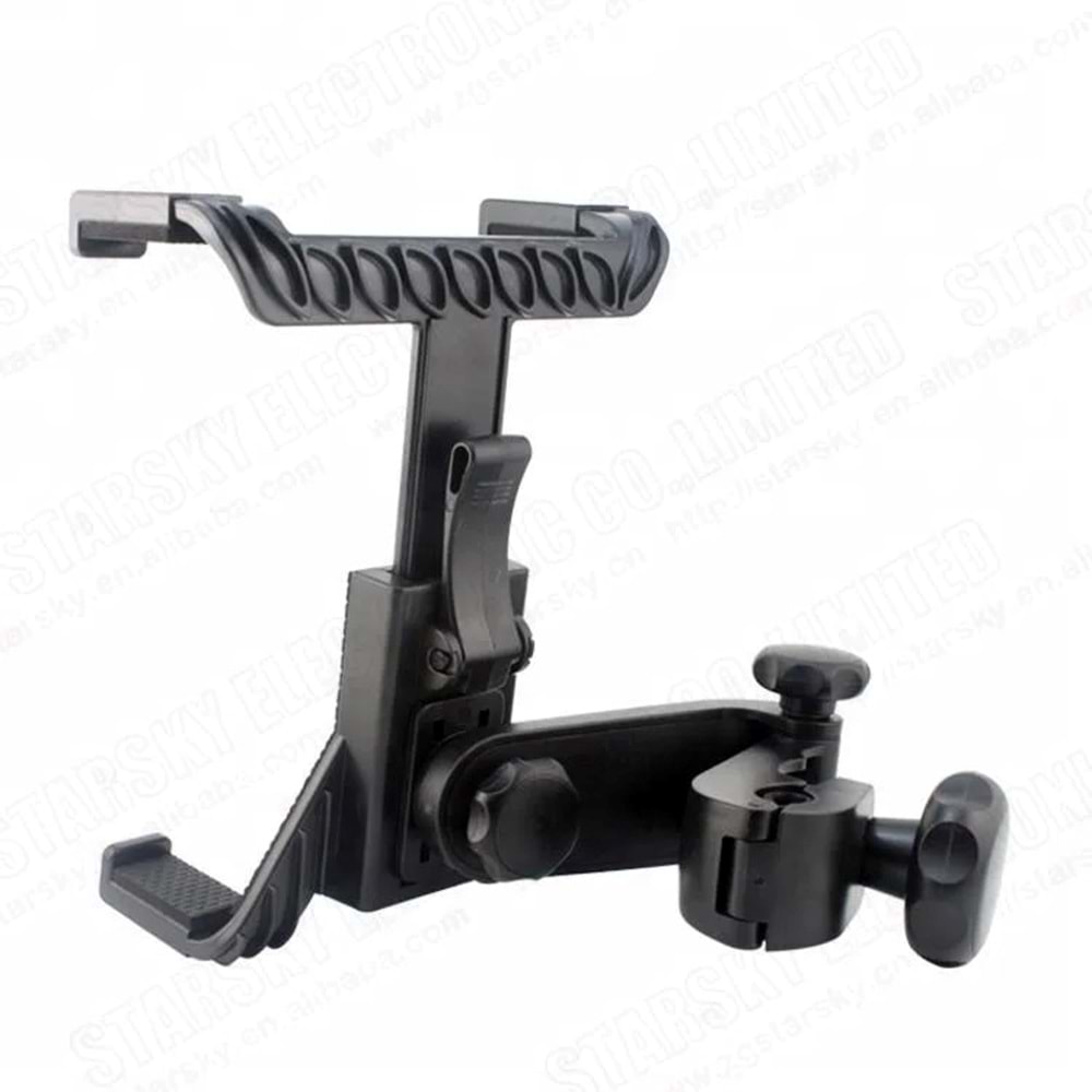Ts-360° Rotating Universal Headrest Tablet Mikrofon Sehpası Tutucu