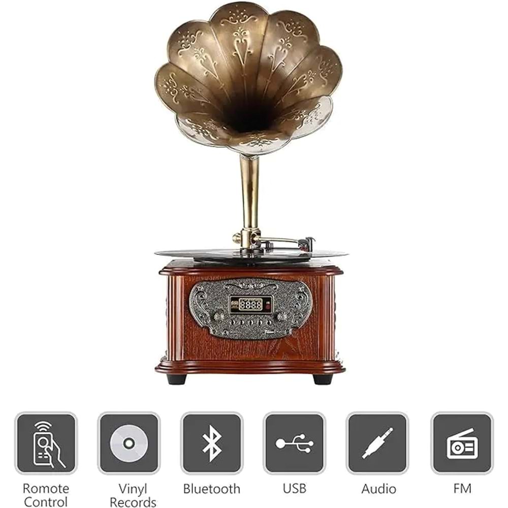 Gramofon-GD-693 Yeşil