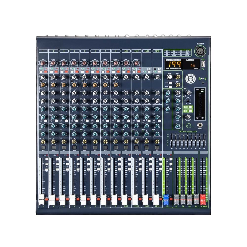 D-Sound Ga-16 16 Kanal Aux Mixer