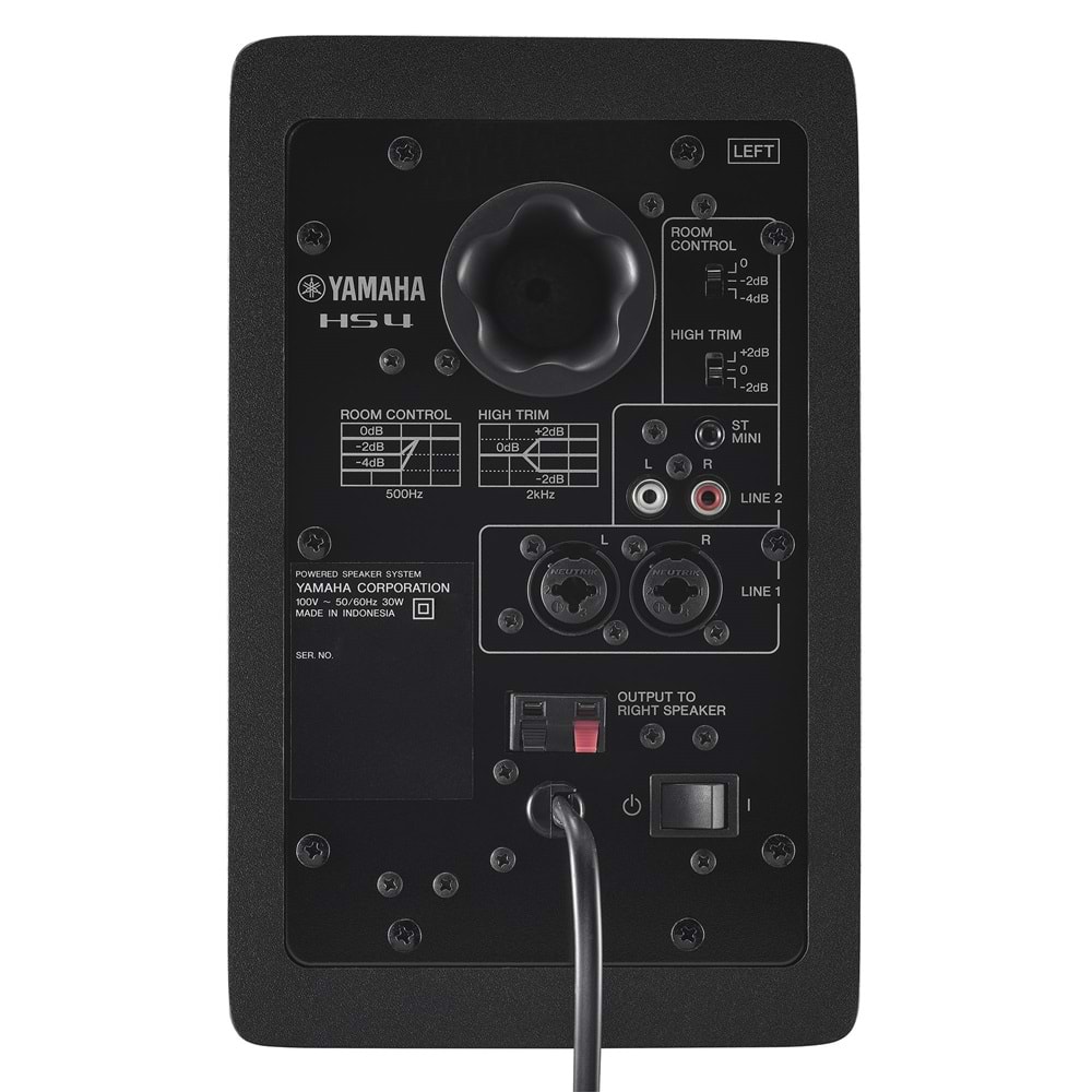 Yamaha HS4 Stüdyo Referans Monitör (Siyah-Çift)