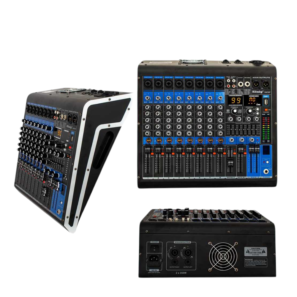 König KA-8700P 8 Kanal Power Mikser