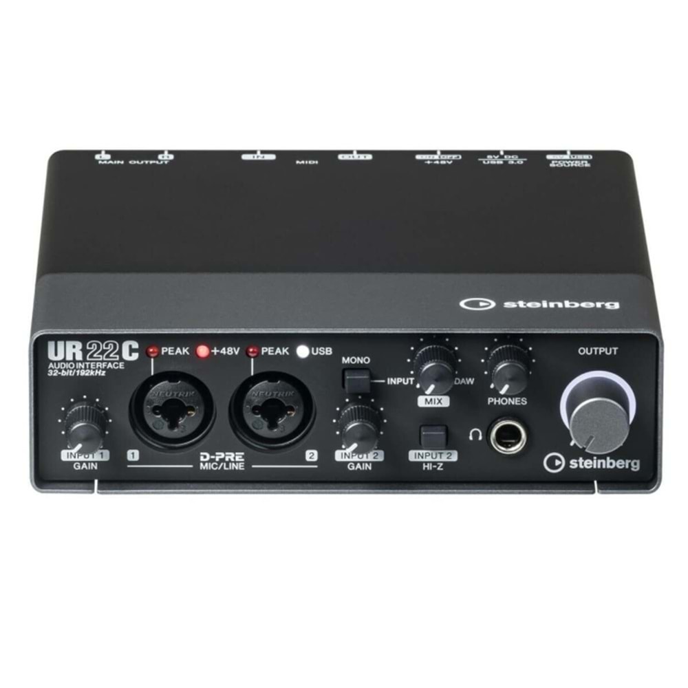Steinberg UR22C 2 Kanal Type-C Ses Kartı