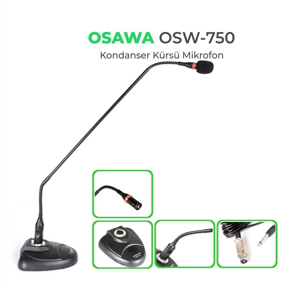 Osawa OSW-750 Kürsü Mikrofon
