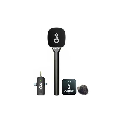 Cande DC-1V Röportaj Mobil Kamera Mikrofonu MIC 1TC-1RX