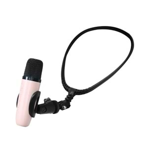 Tower Mikrofon Boyun Aparatı MSH-180N (Hands-Free) - Esnek Klipsli - Siyah (Mikrofon Ayı Dahil)