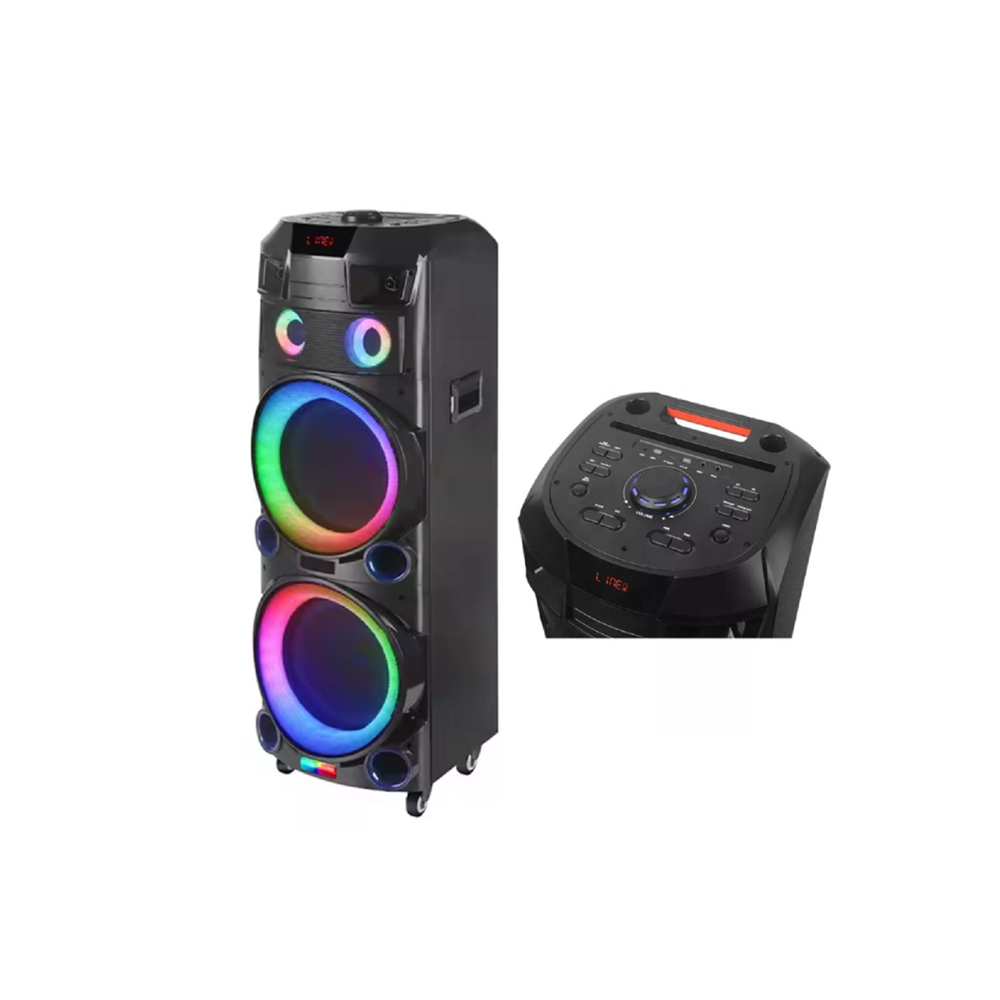 Hepu HP910 Mikrofonlu Bluetooth Parti HoparlörÜ 10 inç *2 Extra Bass Ses Sistemi