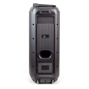Hepu HP940 Taşınabilir Şarjlı Bluetooth Hoparlör 10*2 İnç Süper Bass 80w Kablosuz Mikrofonlu Ses Sistemi