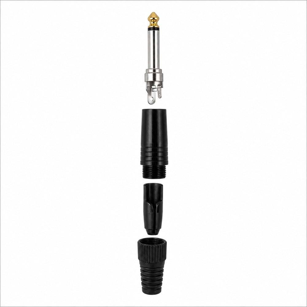 Gold Audio SJ-1002 6.3 mm Mono Jack Konnektör